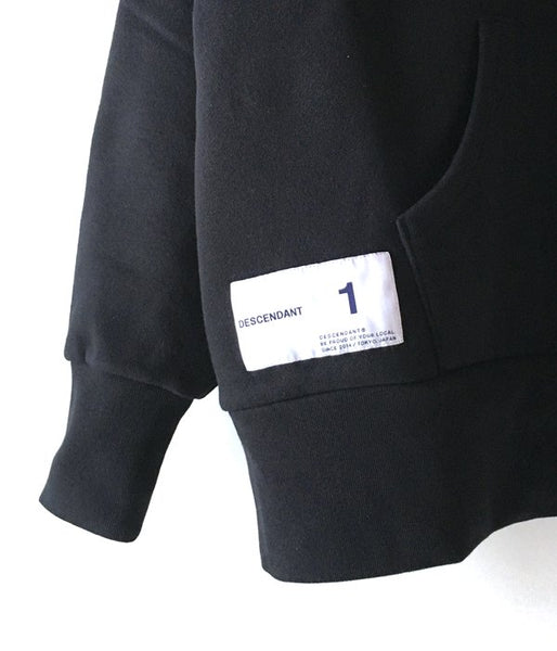 DESCENDANT/PE HOODED SWEATSHIRT (BLACK)