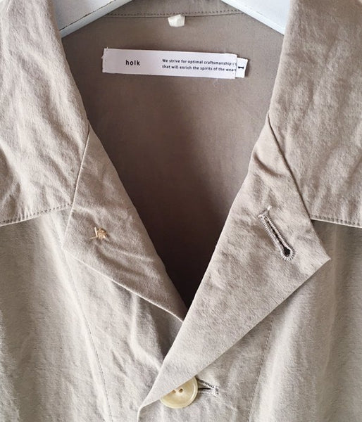 holk/ATELIER COAT(KHAKI)