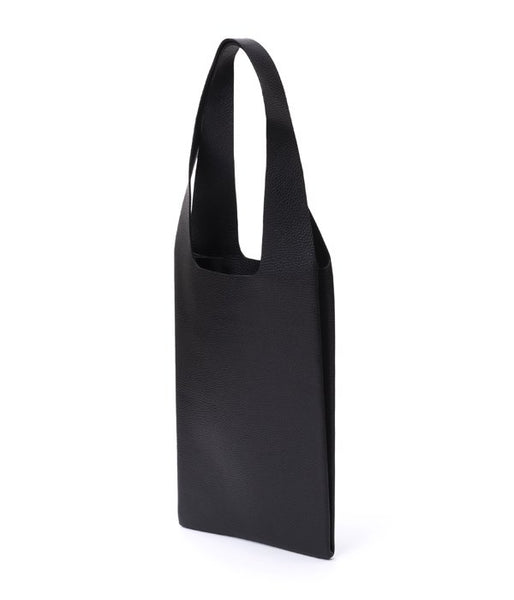 Aeta/PEBBLE GRAIN LEATHER TOTE S(BLACK)