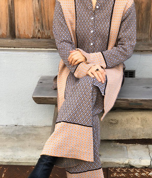 TAN/KOMON JQ SHIRTS(LAVENDER)