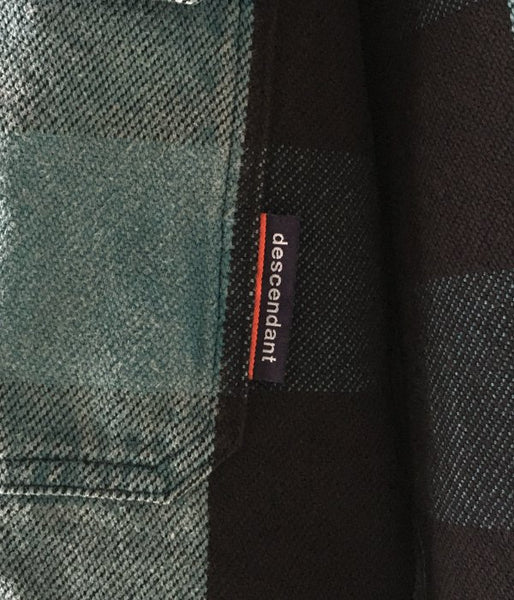 DESCENDANT/SPICOLI HOODED LS SHIRT (TEAL)