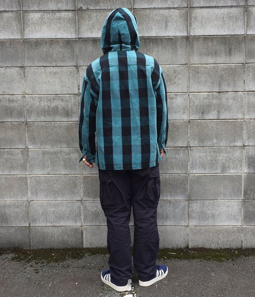 DESCENDANT/SPICOLI HOODED LS SHIRT (TEAL)
