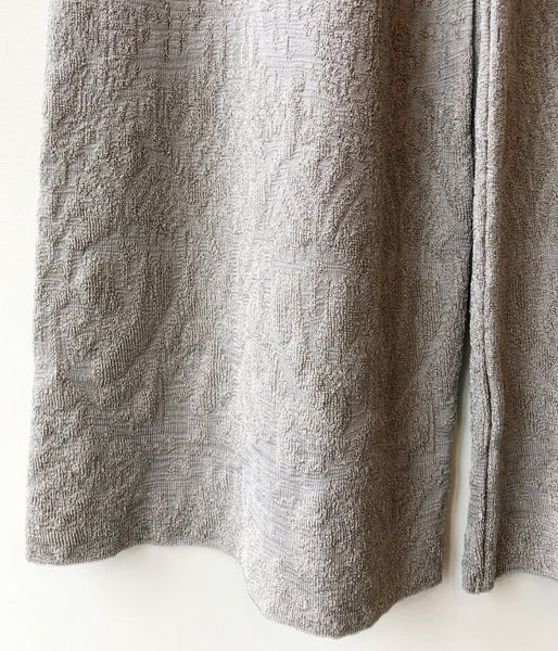 TAN/IKAT PATTERN PANTS(SILVER)