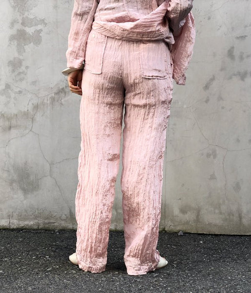 WRYHT/STRING WAIST TROUSER(CORAL)