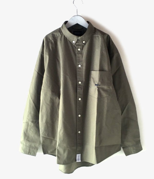 DESCENDANT/KENNEDY'S B.D LS SHIRT FULL SIZE (OLIVE DRAB)