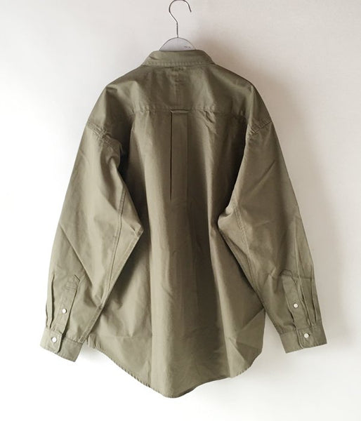 DESCENDANT/KENNEDY'S B.D LS SHIRT FULL SIZE (OLIVE DRAB)