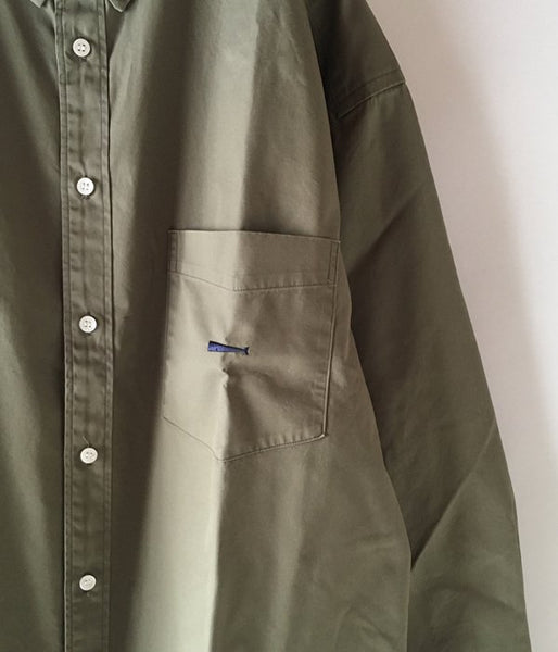 DESCENDANT/KENNEDY'S B.D LS SHIRT FULL SIZE (OLIVE DRAB)