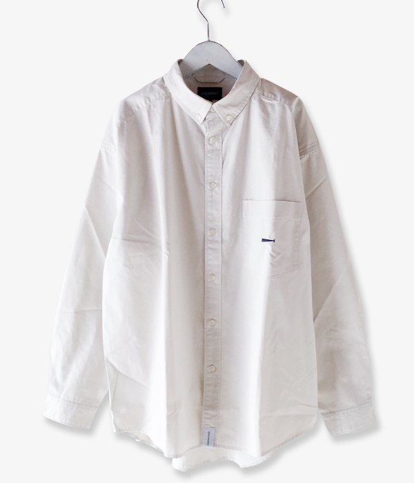 シャツ DESCENDANT KENNEDY'S B.D LS SHIRT DESCENDANT/KENNEDY'S B.D LS SHIRT FULL SIZE (WHITE)