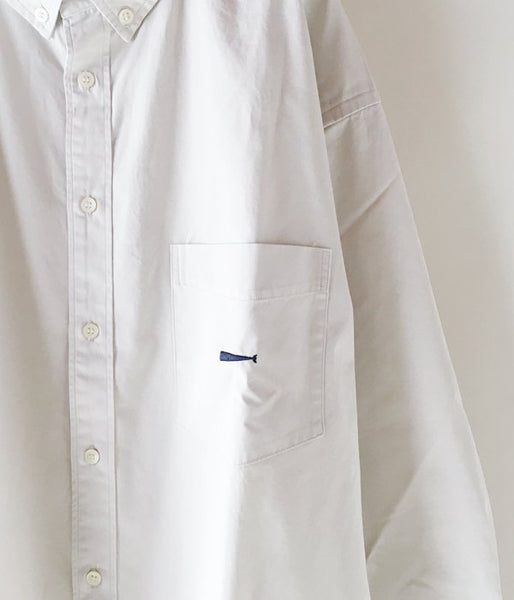 DESCENDANT/KENNEDY'S B.D LS SHIRT FULL SIZE (WHITE)