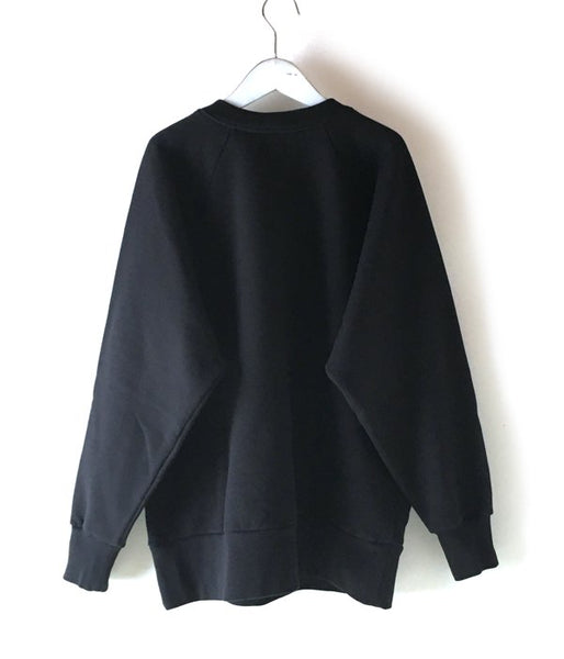 DESCENDANT/PE CREW NECK SWEATSHIRT (BLACK)