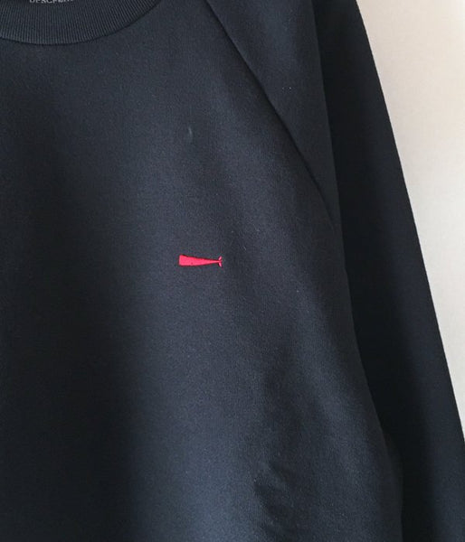 DESCENDANT/PE CREW NECK SWEATSHIRT (BLACK)