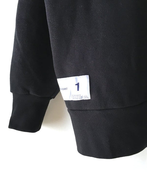 DESCENDANT/PE CREW NECK SWEATSHIRT (BLACK)