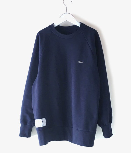DESCENDANT/PE CREW NECK SWEATSHIRT (NAVY)
