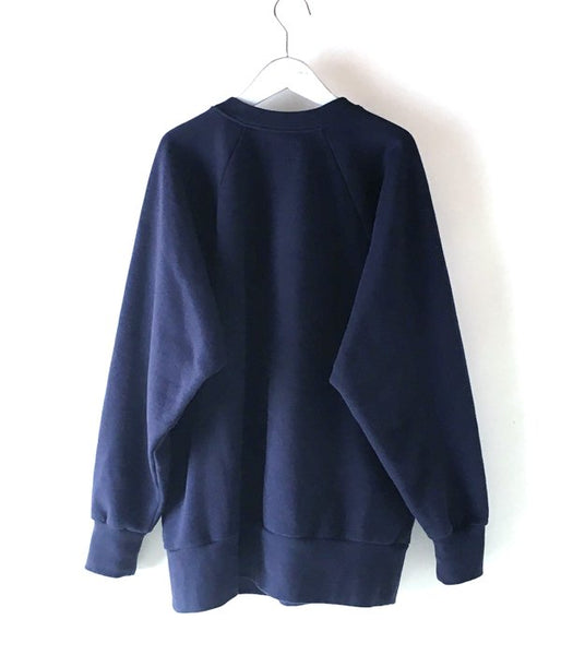 DESCENDANT/PE CREW NECK SWEATSHIRT (NAVY)
