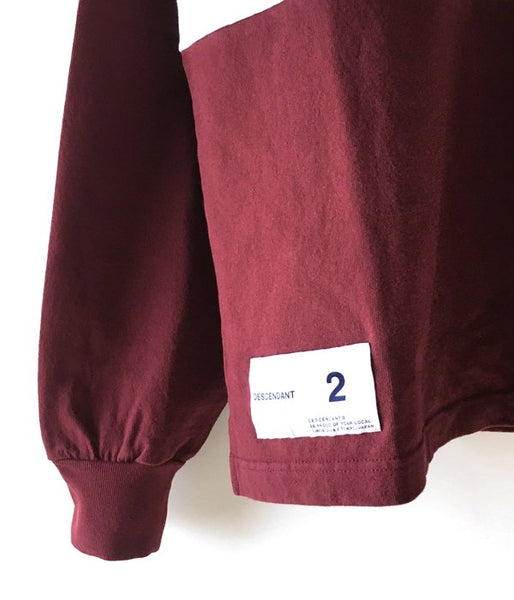 DESCENDANT/PUBA POLO LS (BURGUNDY)