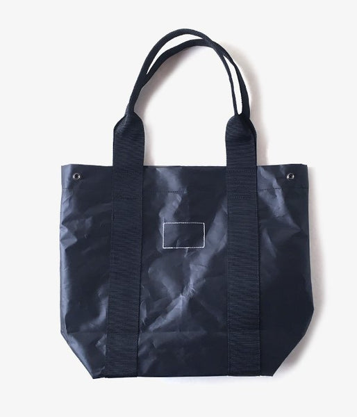 MHL./COATING POLYESTER TOTE (BLACK)