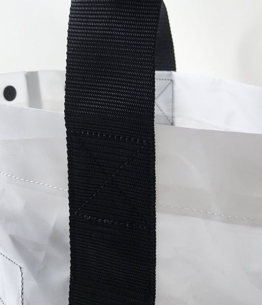 MHL./COATING POLYESTER TOTE (WHITE)