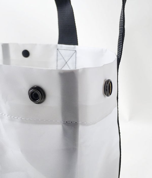 MHL./COATING POLYESTER TOTE (WHITE)