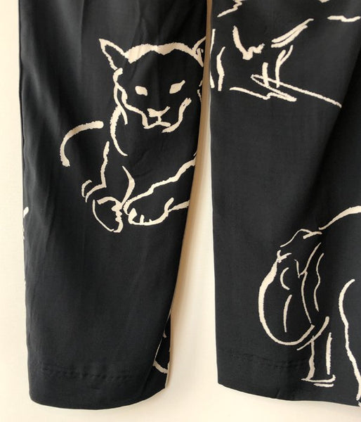 WRYHT/FRONT TUCK TROUSER(GRAPHITE)