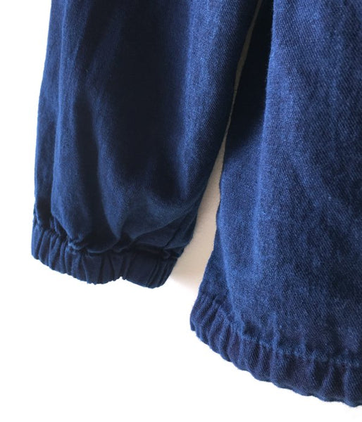 BLUE BLUE JAPAN/COTTON LINEN BACK CHINO TEZOME COACH JACKET (INDIGO)