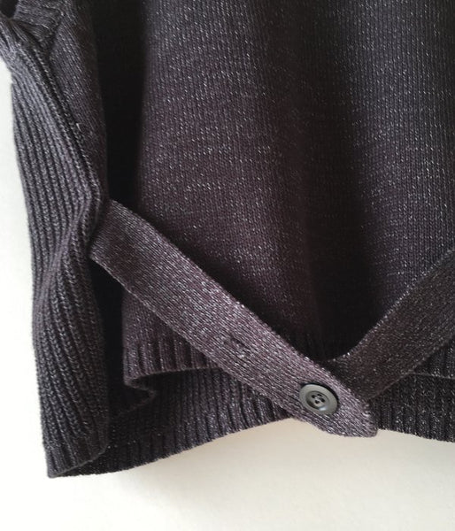 MHL./VINTAGE COTTON LINEN WOMENS VEST (GREY)