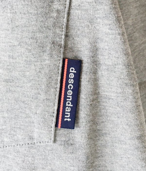 DESCENDANT/MILITIA LAYERD TEE (GREY)