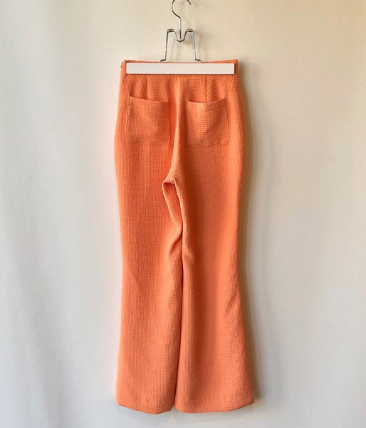 PHEENY/DOUBLE WEAVE DOBBY EASY PANTS(ORANGE)