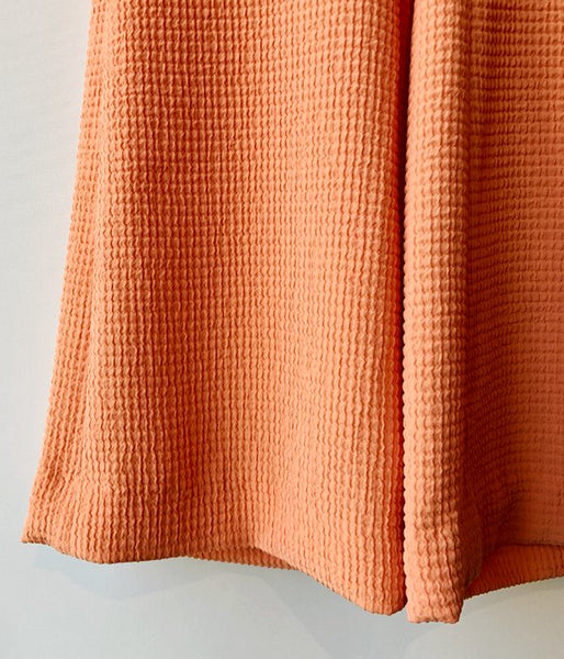PHEENY/DOUBLE WEAVE DOBBY EASY PANTS(ORANGE)
