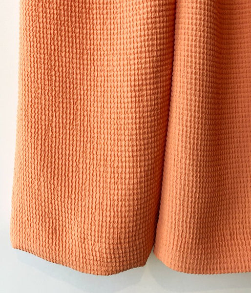 PHEENY/DOUBLE WEAVE DOBBY EASY PANTS(ORANGE)
