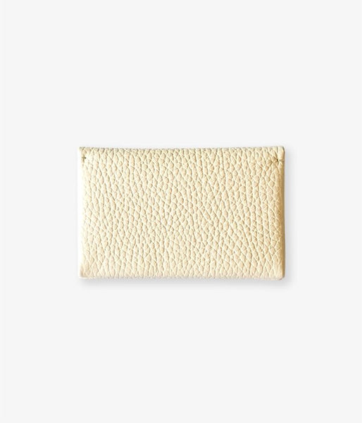 Aeta/PEBBLE GRAIN LEATHER MINI WALLET(IVORY)