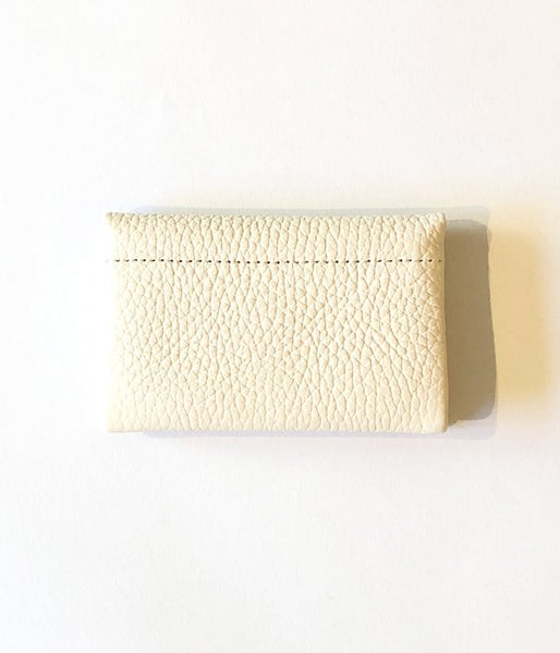 Aeta/PEBBLE GRAIN LEATHER MINI WALLET(IVORY)
