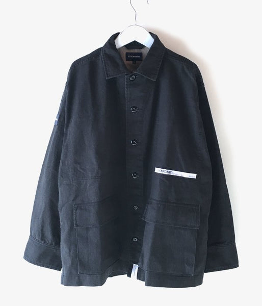 DESCENDANT/DWU WORK SHIRT (BLACK)