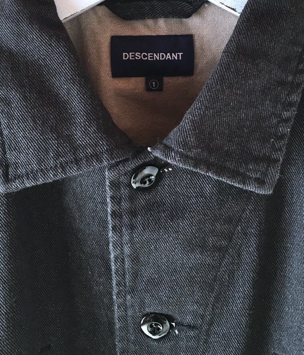 ジャケット・アウター DESCENDANT/DWU WORK SHIRT (BLACK) DESCENDANT/DWU WORK SHIRT (BLACK)