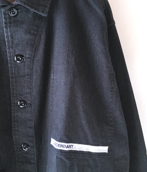 DESCENDANT/DWU WORK SHIRT (BLACK)