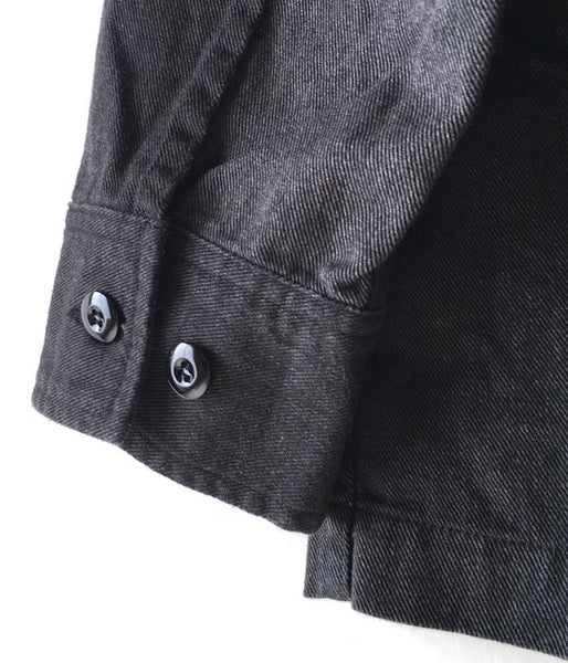 DESCENDANT/DWU WORK SHIRT (BLACK)