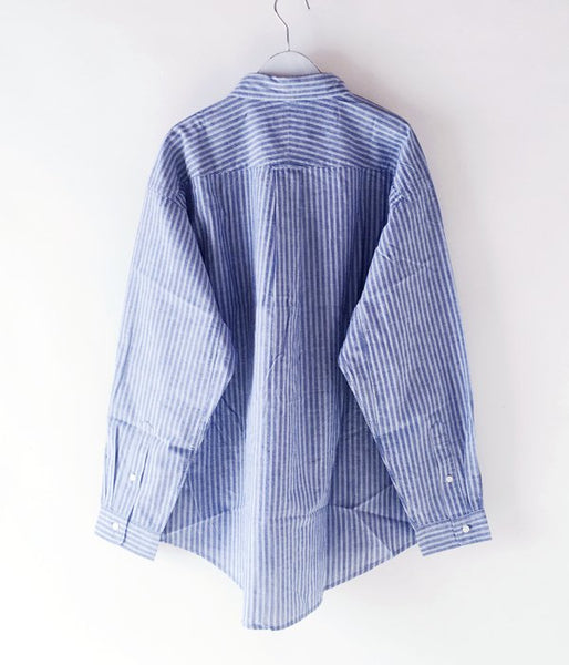 DESCENDANT/HYANNIS B.D LS SHIRT FULL SIZE (BLUE)