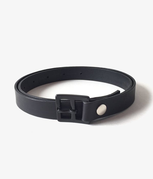 MHL./NARROW MILITARY BELT (BLACK)