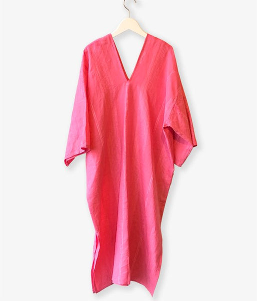 PHEENY/RAMIE RAYON MOLE PULLOVER DRESS(PINK)