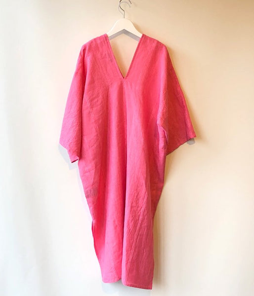 PHEENY/RAMIE RAYON MOLE PULLOVER DRESS(PINK)