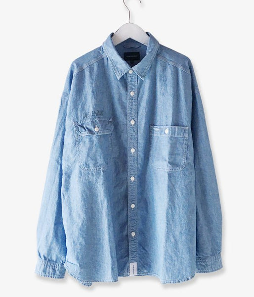 DESCENDANT/VANNIG CHAMBRAY SHIRT (INDIGO)