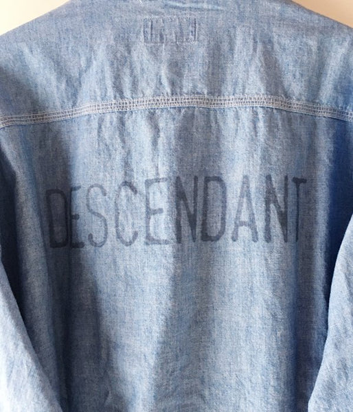 DESCENDANT/VANNIG CHAMBRAY SHIRT (INDIGO)