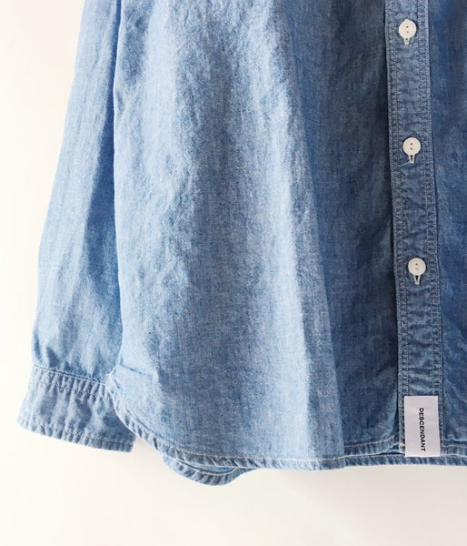 DESCENDANT/VANNIG CHAMBRAY SHIRT (INDIGO)