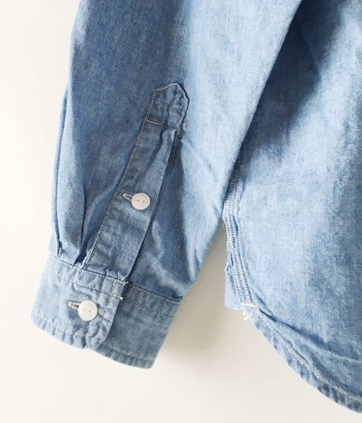 DESCENDANT/VANNIG CHAMBRAY SHIRT (INDIGO)