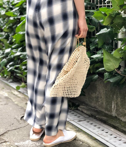 Aeta/PAPER YARN TOTE BAG S(IVORY)