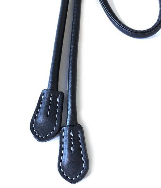 WRYHT/LEATHER STRING BELT(BLACK)(2)