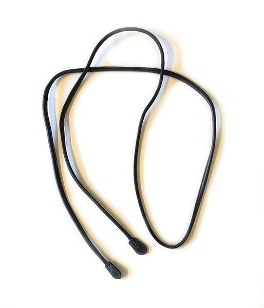 WRYHT/LEATHER STRING BELT(BLACK)(2)