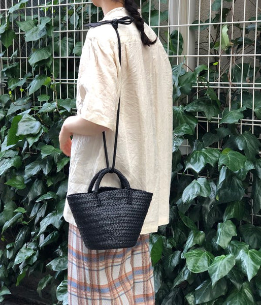 WRYHT/LEATHER STRING BELT(BLACK)(2)