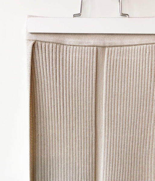 TAN/GROSSY SKIRT(BEIGE)