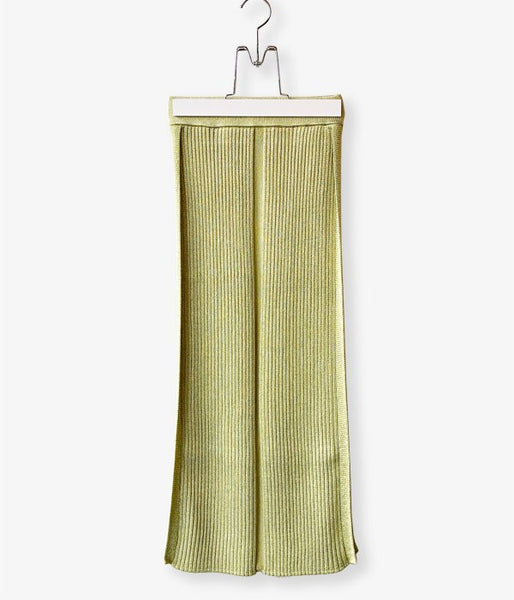 TAN/GROSSY SKIRT(LIME)