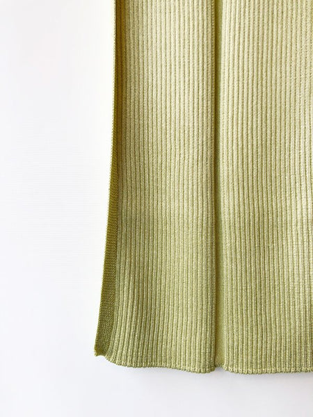 TAN/GROSSY SKIRT(LIME)